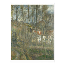Camille Pissarro - ermitage 1877 de Pontoise Côte Cartes Postales