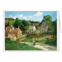 Camille Pissarro - huile de Pontoise 1867 d'ermita Cartes De Vœux
