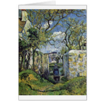 Camille Pissarro - paysan avec la brouette 1874 Carte