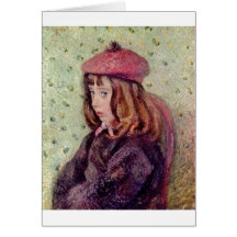 Camille Pissarro - toile d'huile de Felix 1881 de  Carte De Vœux