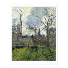 Camille Pissarro - tour de Bell de Bazincourt 1885 Carte Postale