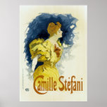 ~ Camille Stefani de Jules Cheret Affiches