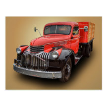 CAMION 1947 DE CHEVROLET CARTES POSTALES