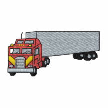 Camion avec la remorque