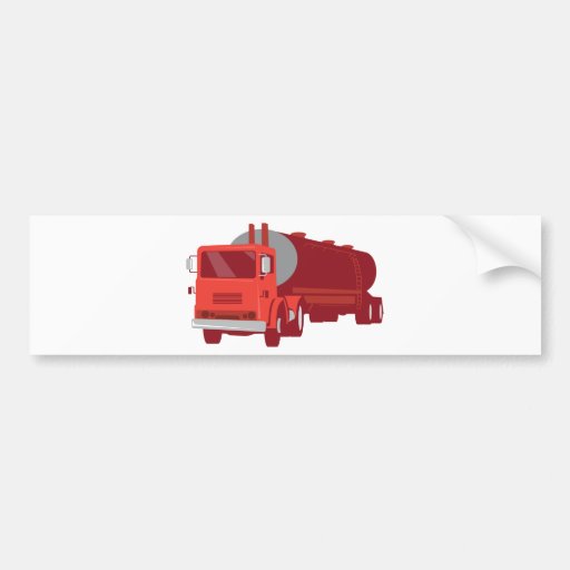 Camion de ciment de bateau-citerne rétro autocollants pour voiture