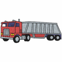 Camion de gravier polos brodés