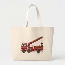 Camion de pompiers de crochet et d'échelle sacs en toile
