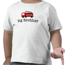 Camion de pompiers de rouge de frère t-shirt