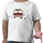 Camion de pompiers rouge t-shirt