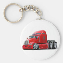 Camion de rouge de Kenworth 660 Porte-clef