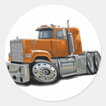 Camion d'orange de Superliner de Mack Autocollants