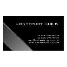 Camionnage de construction de carte de visite en m