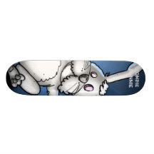 Camionnage de lapin de zombi skateboards customisés