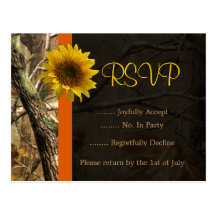 Camo et tournesols carte postale