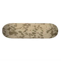 Camouflage de crâne planches à roulettes customisées