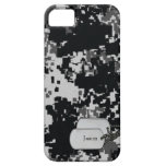 Camouflage noir et blanc de Digitals Coque iPhone 5
