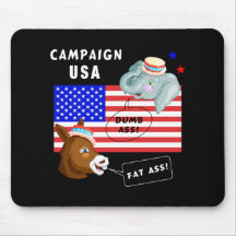 Campagne Etats-Unis de jour d'élection Tapis De Souris