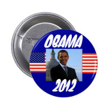 Campagne politique 2012 d'Obama Badge Avec Épingle