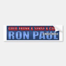 Campagne présidentielle de Ron Paul 2012 Autocollants Pour Voiture