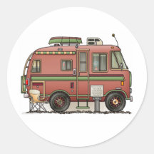 Campeur rv de camping-car de Travco Autocollants