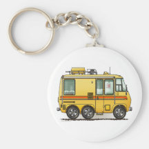 Camping-car de GMC rv Keychain Porte-clefs