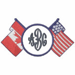 Canada-États-Unis - chemise de monogramme