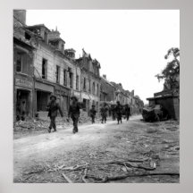 Canadiens dans la deuxième guerre mondiale de Caen Affiches