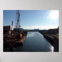 Canal de Gowanus au bassin d'Erie Posters