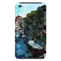 Canal de Venise dans le bateau de rouge de l'Itali Coque Case-Mate iPod Touch
