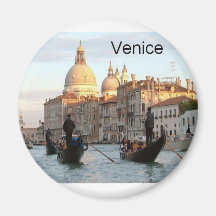 Canal grand de l'Italie Venise (St.K) Magnets Pour Réfrigérateur