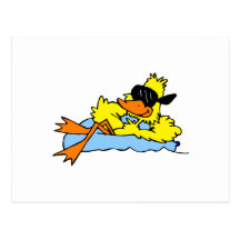Canard de bouteur cartes postales