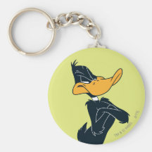 Canard de Daffy avec des bras croisés Porte-clés