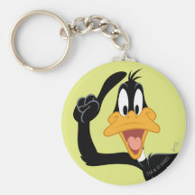 Canard de Daffy avec une grande idée Porte-clé