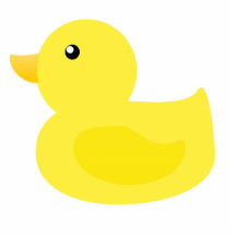 Canard de jaune de temps de Bath Photo En Découpe