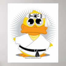 Canard de Kung Fu Poster