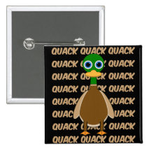 canard drôle badges avec agrafe