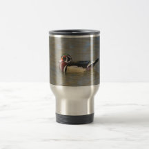 Canard en bois inoxydable tasses