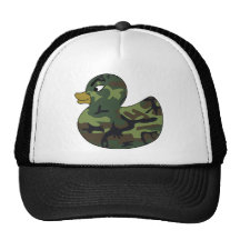 Canard en caoutchouc de camouflage casquettes de camionneur
