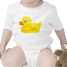 Canard en caoutchouc jaune t-shirt