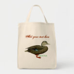 Canard noir sacs en toile