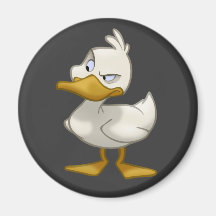 Canard sur un aimant
