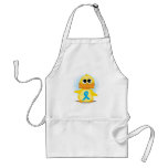 Canard turquoise de ruban tablier