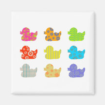 Canards modelés aimant