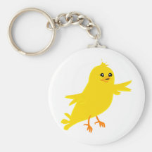 Canari jaune porte-clefs