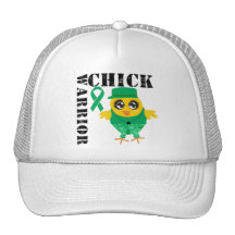 Cancer de foie de poussin de guerrier casquette de camionneur