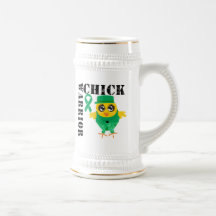 Cancer de foie de poussin de guerrier tasses