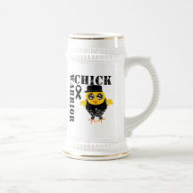 Cancer de la peau de poussin de guerrier tasse
