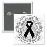 Cancer de la peau n'abandonnant jamais l'espoir badge