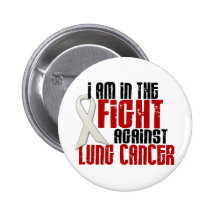 Cancer de poumon DANS le COMBAT 1 Badges Avec Agrafe