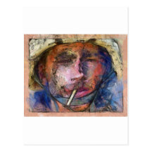Cancer de poumon de tabagisme de causes cartes postales
